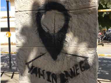 Uneasy calm in Bengaluru's Yelahanka after Srishti Institute students bore ire of locals, BJP MLA over Narendra Modi graffiti, dress code Uneasy calm in Bengaluru's Yelahanka after Srishti Institute students bore ire of locals, BJP MLA over Narendra Modi graffiti, dress code