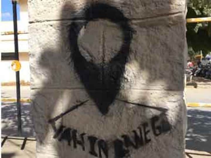 Uneasy calm in Bengaluru's Yelahanka after Srishti Institute students bore ire of locals, BJP MLA over Narendra Modi graffiti, dress code