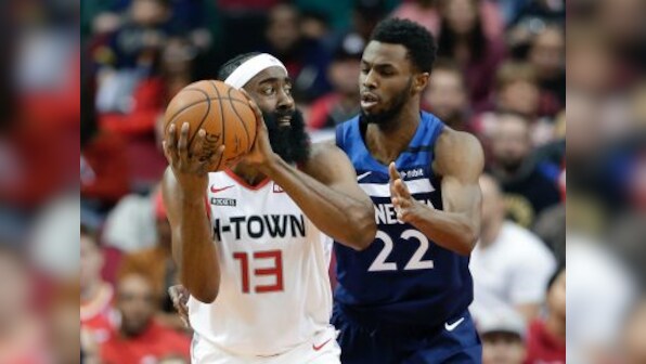 NBA: James Harden reaches 20,000 points, Houston Rockets rout Minnesota Timberwolves