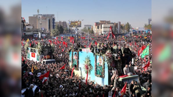 Qassem Soleimani death: 32 killed, 190 injured in stampede at Iranian general's funeral; over 1 million attend last rites