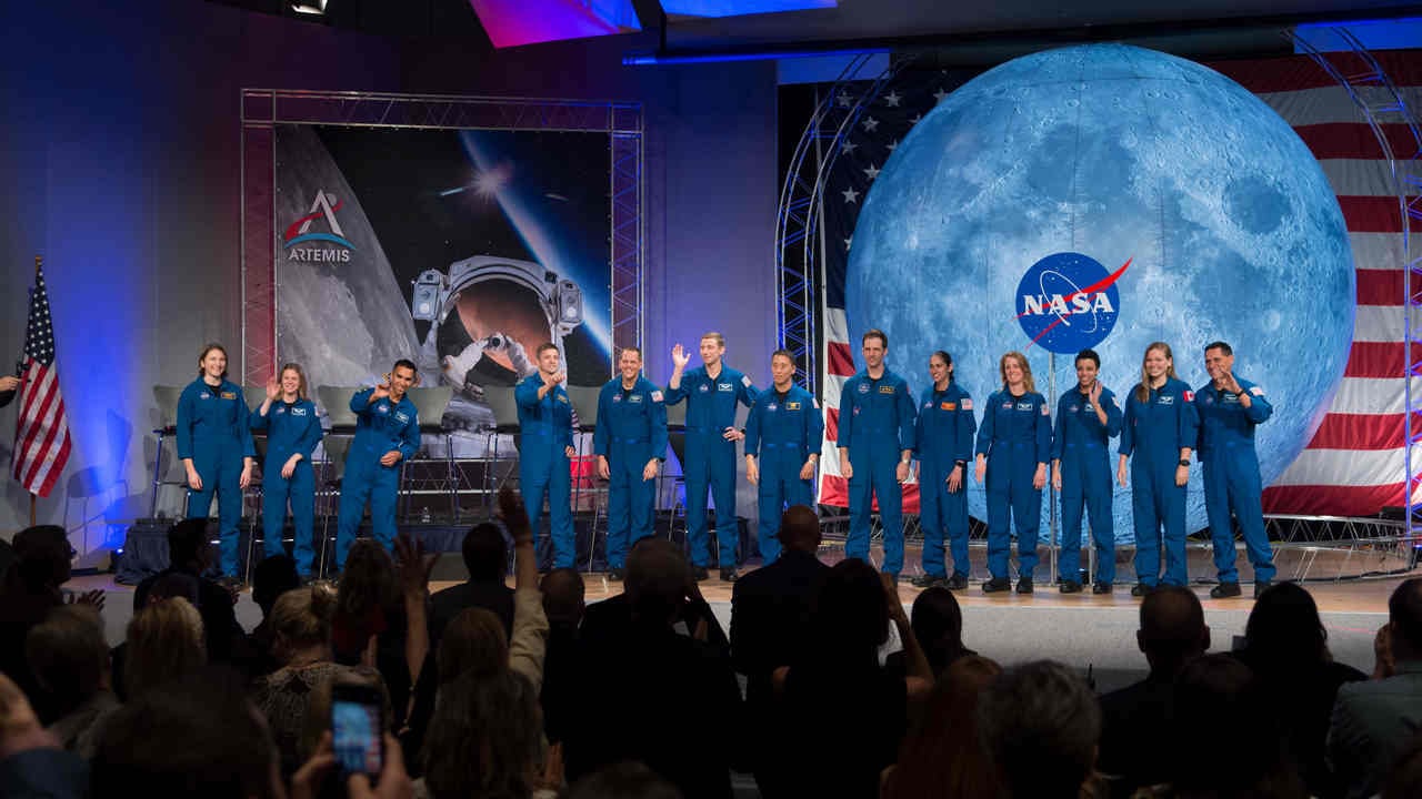 The NASA astronauts that are trained to go on any manned mission to space. Image credit: NASA
