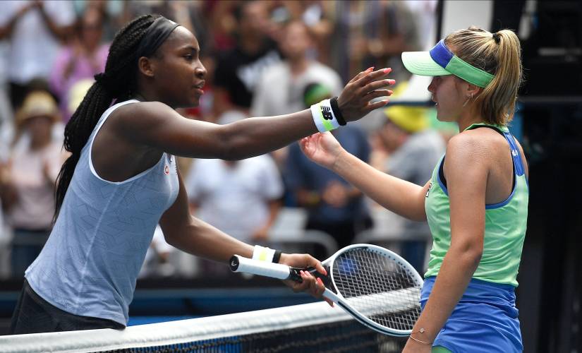 Australian Open 2020: Sofia Kenin stops Coco Gauff, Petra Kvitova comes from set down to beat Maria Sakkari Australian Open 2020: Sofia Kenin stops Coco Gauff, Petra Kvitova comes from set down to beat Maria Sakkari