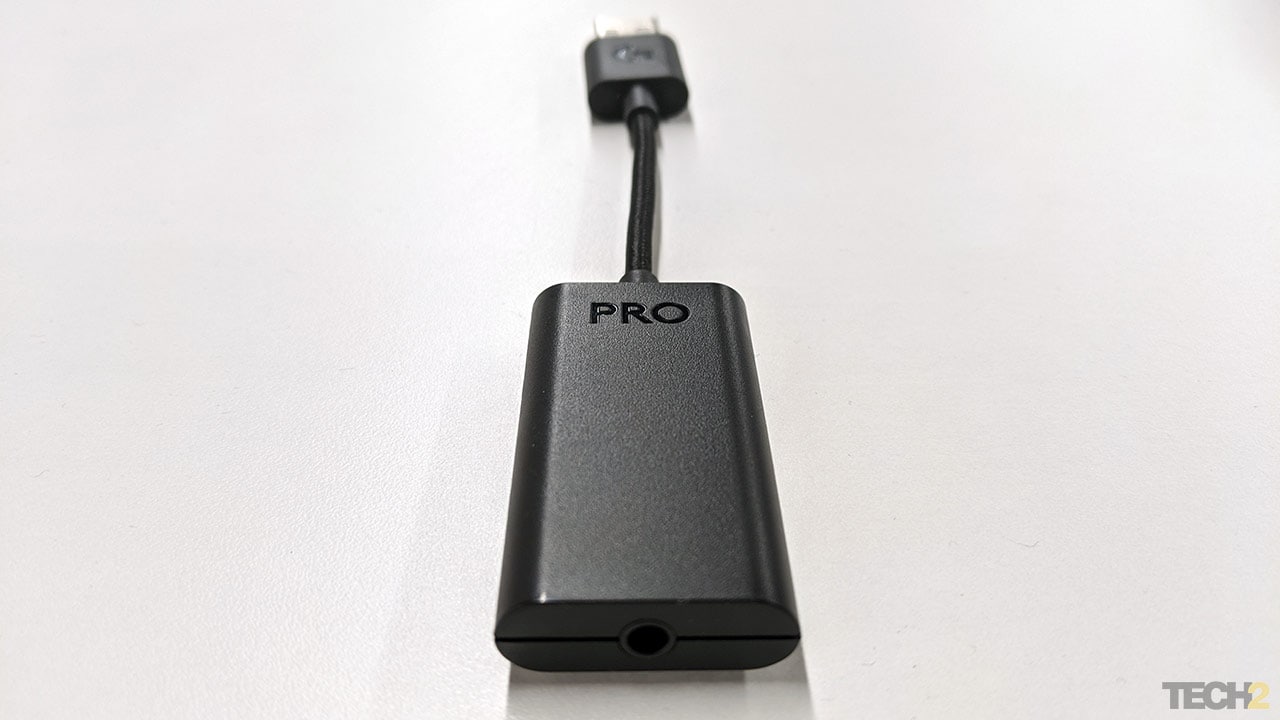 USB dongle with the Logitech G Pro X. Image: Abhijit Dey/tech2