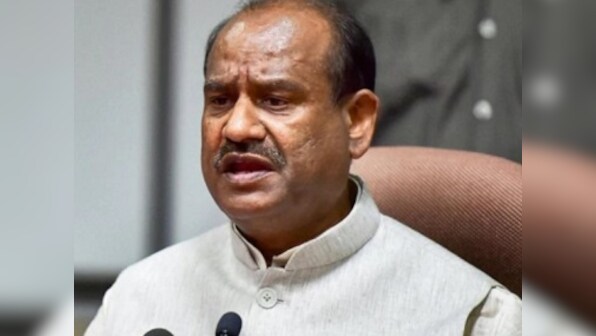 Speaker cracks whip in Lok Sabha, says MPs who cross over to other side will face suspension; bans placards