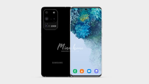 Samsung Galaxy S20 Ultra image renders showing rear-camera design leak out