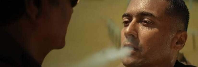 Suriya in Soorarai Pottru. Image from YouTube