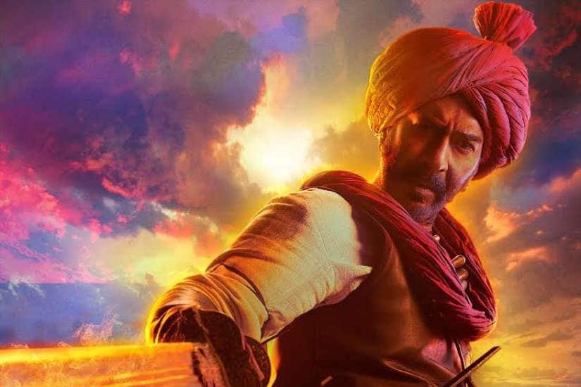 Ajay Devgn in Tanhaji: The Unsung Warrior. Image from Twitter @taranadarsh