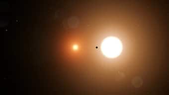 NASA intern Wolf Cukier helps TESS find an exoplanet, TOI 1338 b, orbiting two stars