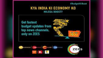 Budget 2020: ZEE5 Set to bring the Best Insights to You. Tune In For Live Updates and Deep Dives