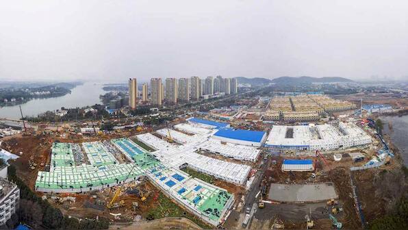 China finishes construction of 1,000 bed hospital to treat victims of coronavirus in 10 days