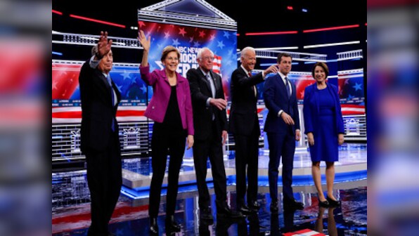 Democratic rivals unite against billionaire Michael Bloomberg in first presidential debate; accuse him of trying to buy his way into White House