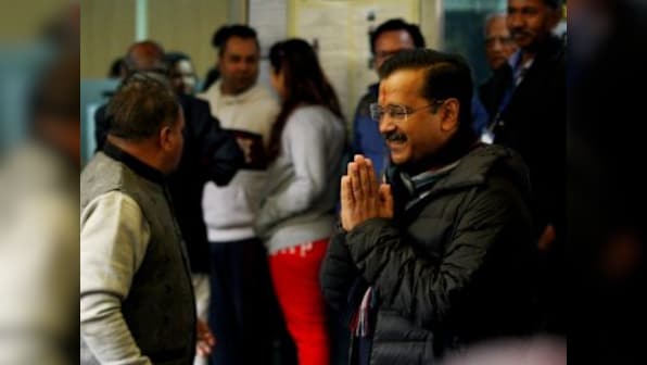 Arvind Kejriwal stakes claim to form govt, oath taking ceremony at 10 am on Sunday; AAP likely not to invite other leaders, politicians
