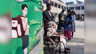 Delhi polls 2020: Oldest voter of National Capital, Bangladesh-born Kalitara Mandal gets inked at 111; urges people to cast their vote