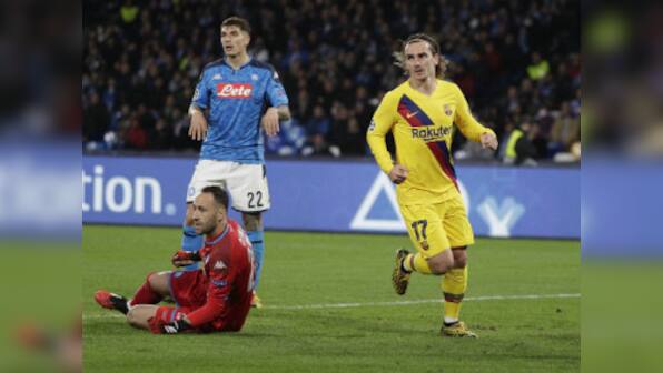 Champions League: Antoine Griezmann scores second-half equaliser as Barcelona draw 1-1 against Napoli