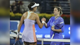 Dubai Tennis Championships: Kim Clijsters loses in straight sets against Garbine Muguruza on return to WTA Tour