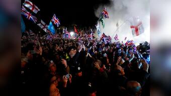 Britain's exit marks first stage of Brexit saga, UK to follow bloc rules during 11 months 'transition period'; EU to recover from 'historic blow' as ex-member becomes competition