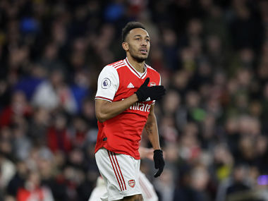 Premier League: Pierre-Emerick Aubameyang's brace steers Arsenal to thrilling victory over Everton Premier League: Pierre-Emerick Aubameyang's brace steers Arsenal to thrilling victory over Everton