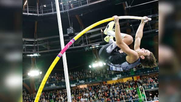 Pole vaulter Armand Duplantis fails to breach 6.19metre mark eight days after setting new world record