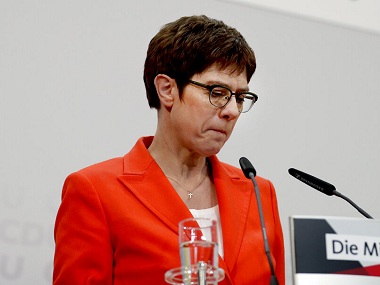 Angela Merkel's handpicked successor bows out of race for chancellor, throws party further into crisis Angela Merkel's handpicked successor bows out of race for chancellor, throws party further into crisis