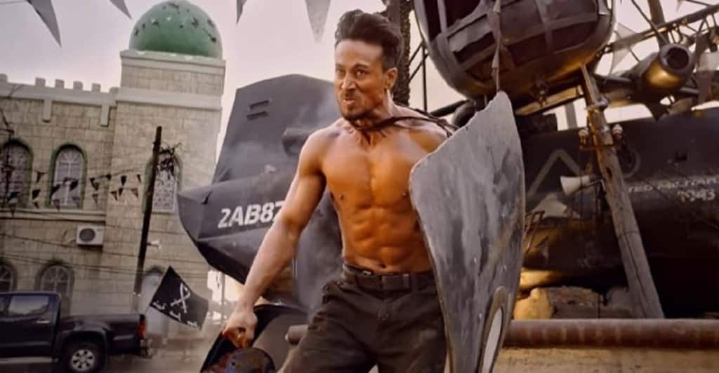 Tiger Shroff in a still from the Baaghi 3 trailer | Twitter