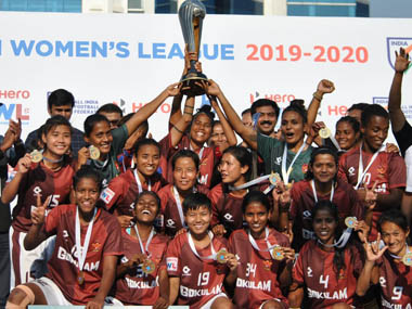 Indian Women's League: Sabitra Bhandari scores late winner as Gokulam Kerala defeat KRYPHSA FC to lift title Indian Women's League: Sabitra Bhandari scores late winner as Gokulam Kerala defeat KRYPHSA FC to lift title