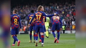 LaLiga: Antoine Griezmann, Sergi Roberto goals propel Barcelona to narrow victory over gritty Getafe