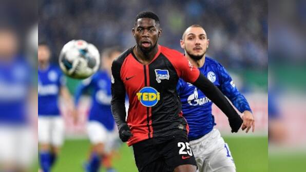 DFB Pokal: German football club Schalke fined 50,000 euros for fans' racist abuse of Hertha Berlin player Jordan Torunarigha
