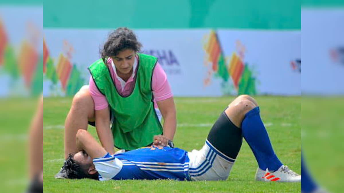 Indian women’s rugby team captain Vahbiz Bharucha turns physiotherapist at Khelo India University Games