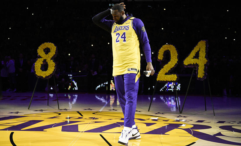 NBA: With moving speech in honour of Kobe Bryant, LeBron James soothes grieving Los Angeles Lakers NBA: With moving speech in honour of Kobe Bryant, LeBron James soothes grieving Los Angeles Lakers
