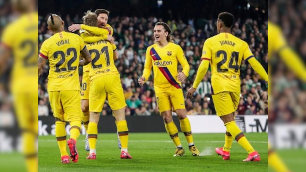 LaLiga: Lionel Messi's assists help Barcelona prevail in tense match against Real Betis; Real Madrid win to stay atop league table