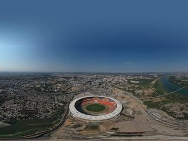 Motera Stadium: Aerial view of world's largest cricketing facility with more than 1,10,000 seating capacity Motera Stadium: Aerial view of world's largest cricketing facility with more than 1,10,000 seating capacity