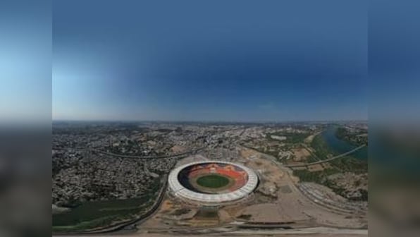 Motera Stadium: Aerial view of world's largest cricketing facility with more than 1,10,000 seating capacity