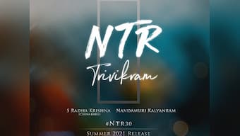 Jr NTR reunites with Aravinda Sametha director Trivikram for NTR 30; Telugu film likely to release in 2021