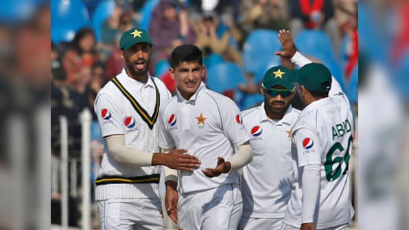 Pakistan vs Bangladesh: Teenager Naseem Shah's historic hat-trick dents visitors' hopes as hosts dominate third day of first Test