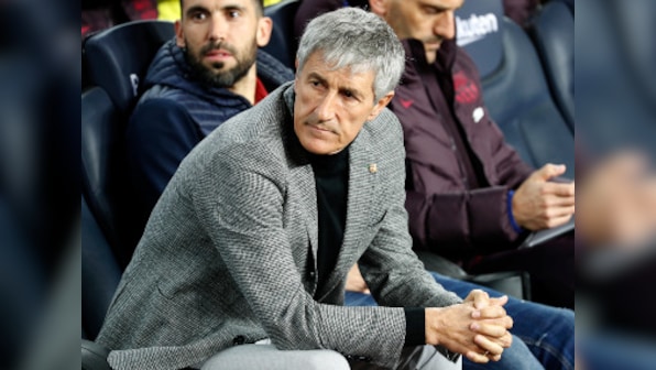 Coronavirus Outbreak: Barcelona coach Quique Setien not convinced by plans to restart La Liga until situation improves