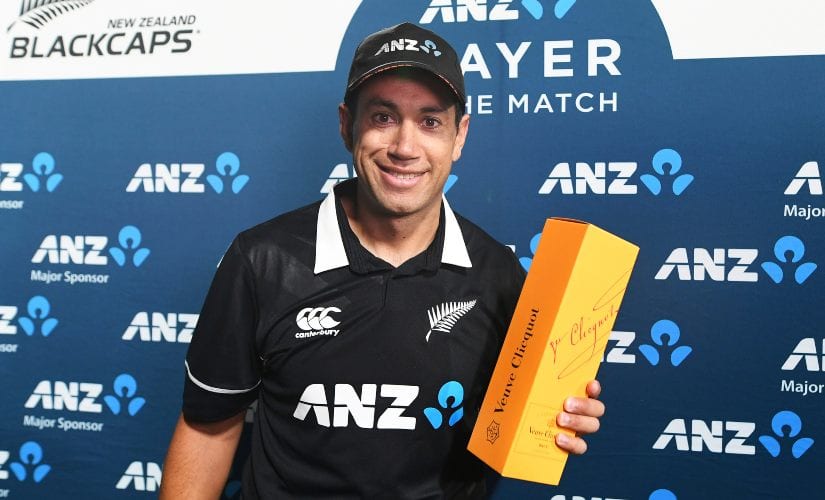 Ross Taylo was named the player of the match in 1st India- New Zealand ODI for his knock of unbeaten 109. AP