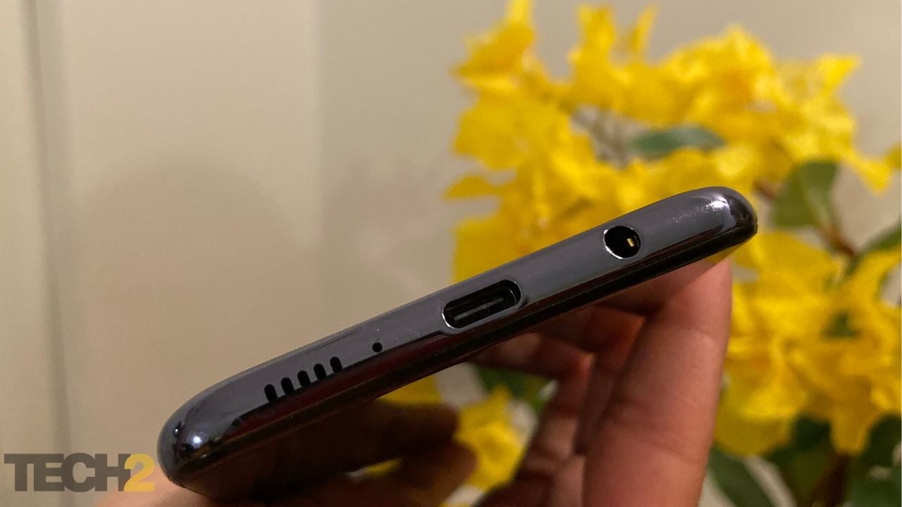 Samsung Galaxy A51 has a Type-C connector. Image: tech2/Nandini Yadav