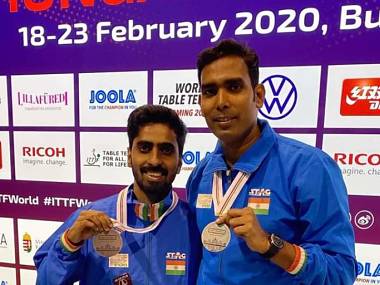 Achanta Sharath Kamal-Gnanasekaran Sathiyan win silver at Hungarian Open, youngster Mathan Hansini wins bronze in Sweden Achanta Sharath Kamal-Gnanasekaran Sathiyan win silver at Hungarian Open, youngster Mathan Hansini wins bronze in Sweden