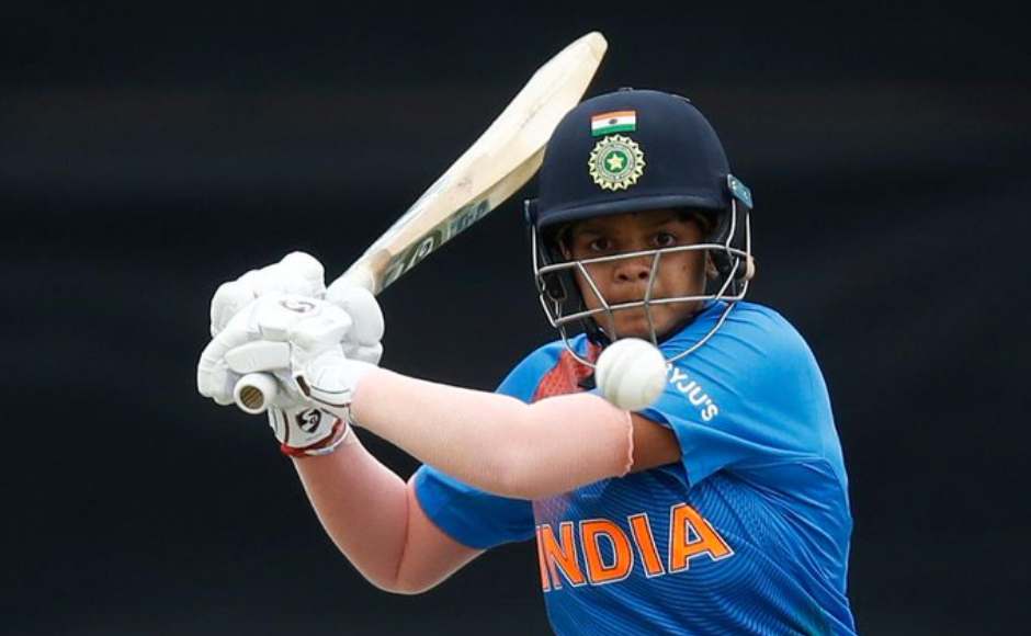 With wickets regularly falling at the other end, Shafali Verma remained focussed and played a gritty knock of 46 off 34 balls as India managed to post 133-8. Twitter @T20WorldCup 