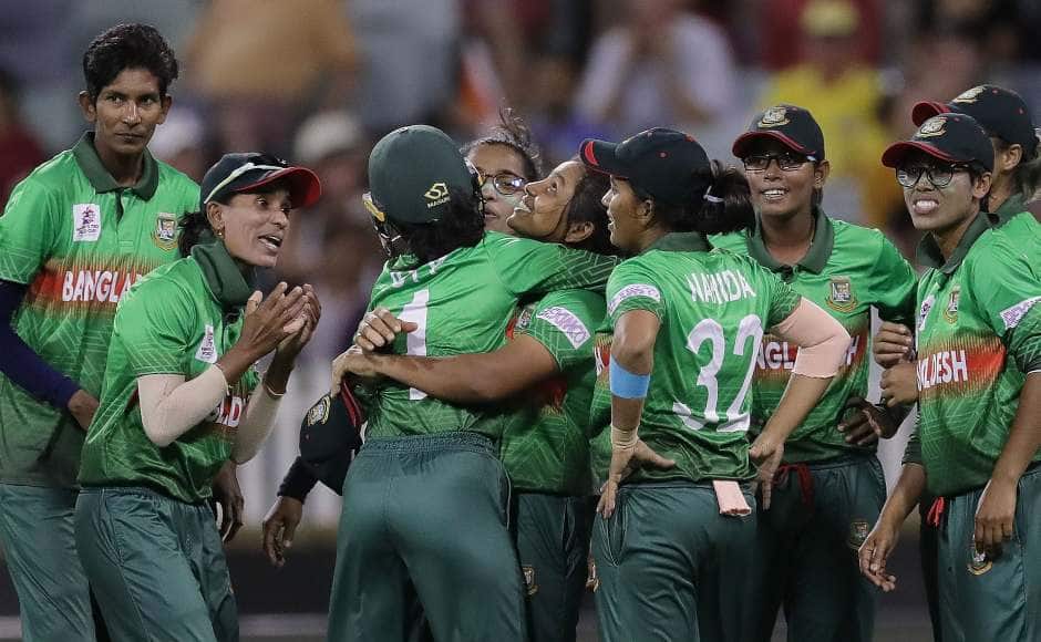 Bangladesh players finally got the breakthrough, dismissing Shafali Verma in the sixth over at a time when she was looking well-settled. ICC Media