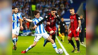 Copa del Rey: Martin Odegaard's winner helps Real Sociedad edge past second-division side Mirandes in semi-final tie