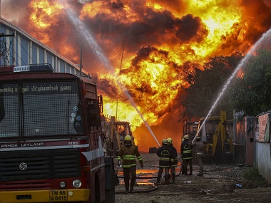 At least 10 furniture shops gutted in fire in Bengaluru's Shivaji Nagar; no casualties reported At least 10 furniture shops gutted in fire in Bengaluru's Shivaji Nagar; no casualties reported