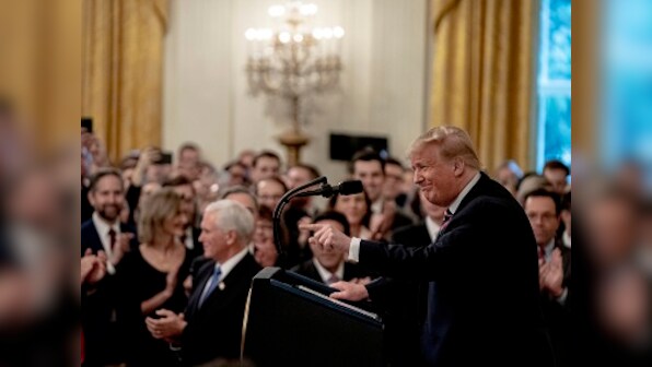 After surviving impeachment trial, Donald Trump returns to making inaccurate claims on Ukraine, New Mexico