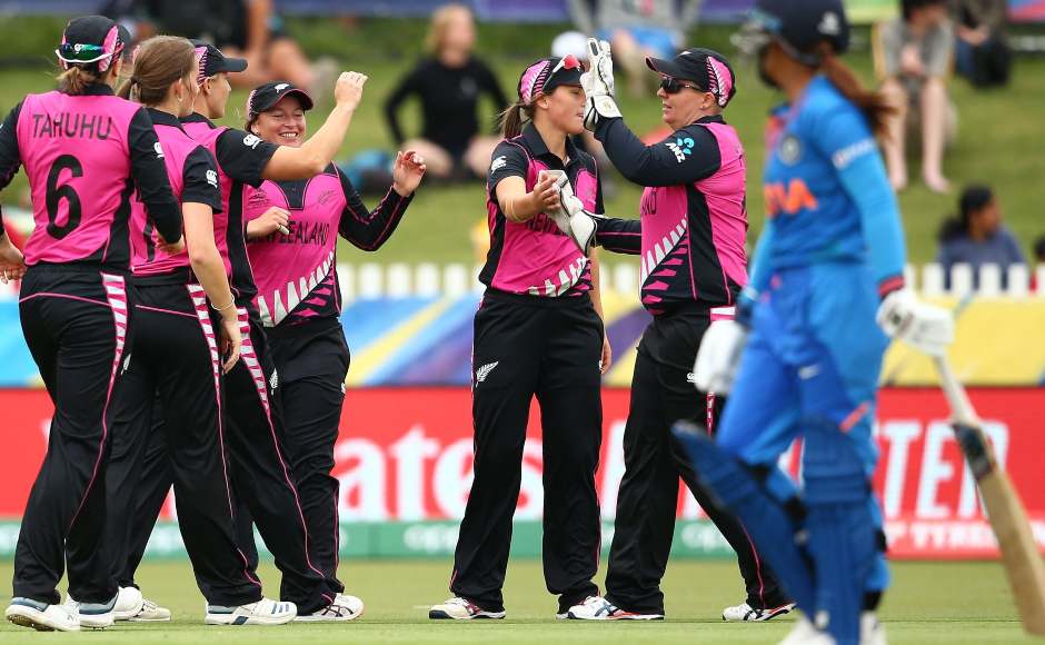 India also lost Taniya Bhatia in the 10th over, just when she was looking to build a rhythm with Shafali Verma at the other end. ICC Media