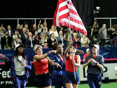 Fed Cup 2020: US beat Latvia 3-2 to advance to final; Anastasija Sevastova hands Serena Williams maiden defeat Fed Cup 2020: US beat Latvia 3-2 to advance to final; Anastasija Sevastova hands Serena Williams maiden defeat