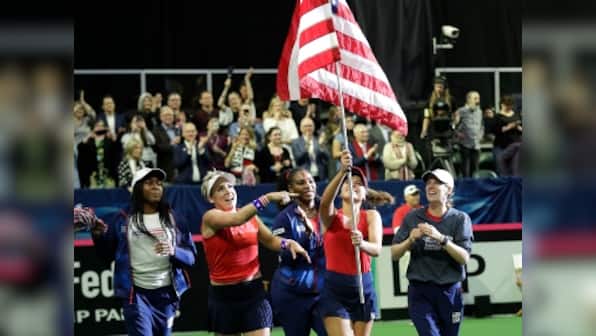 Fed Cup 2020: US beat Latvia 3-2 to advance to final; Anastasija Sevastova hands Serena Williams maiden defeat