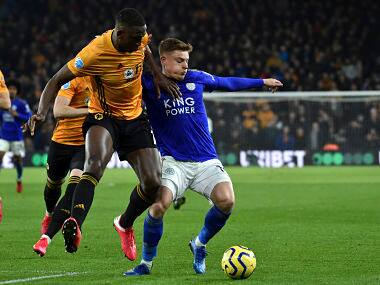 Premier League: Willy Boly's header ruled out by VAR as Wolves play out goalless draw against Leicester City