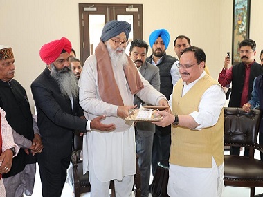 JP Nadda meets SAD chief Parkash Singh Badal amid strained ties over CAA, BJP president makes pitch to strengthen Punjab NDA alliance JP Nadda meets SAD chief Parkash Singh Badal amid strained ties over CAA, BJP president makes pitch to strengthen Punjab NDA alliance
