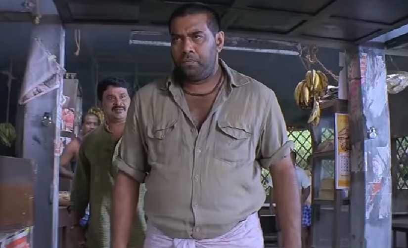 Biju Menon in a still from Marykkundoru Kunjaadu. YouTube
