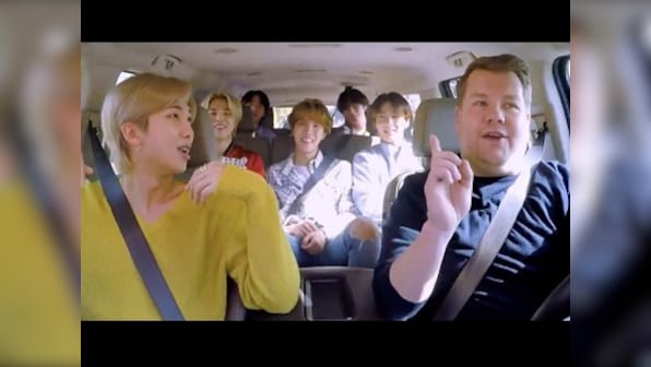 Watch: K pop group BTS cover Post Malone, Friends theme in new episode of James Corden's Carpool Karaoke